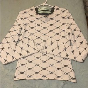 SOLD-Off/White by Virgil Abloh Knit Jumper